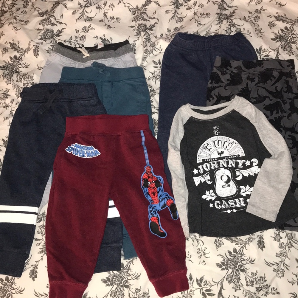 7 Piece Lot of 2T Pants and Shirts